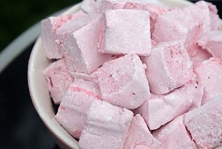 Raspberry Sherbet Marshmallows
